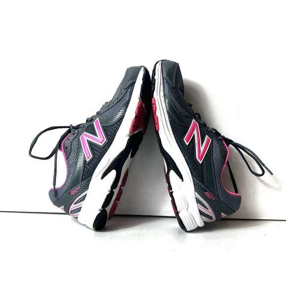 New Balance 450 v3 Running Shoe Womens Sz 11 D Grey Pink Walking Sneaker Low Top - Picture 4 of 11